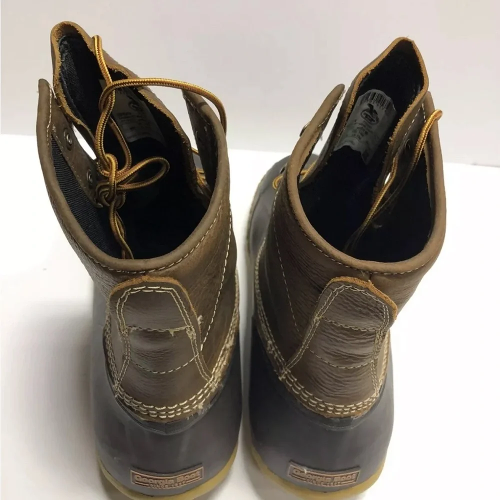 Georgia Boot Mens Marshland Duck Boot Brown Leather Size 14 M